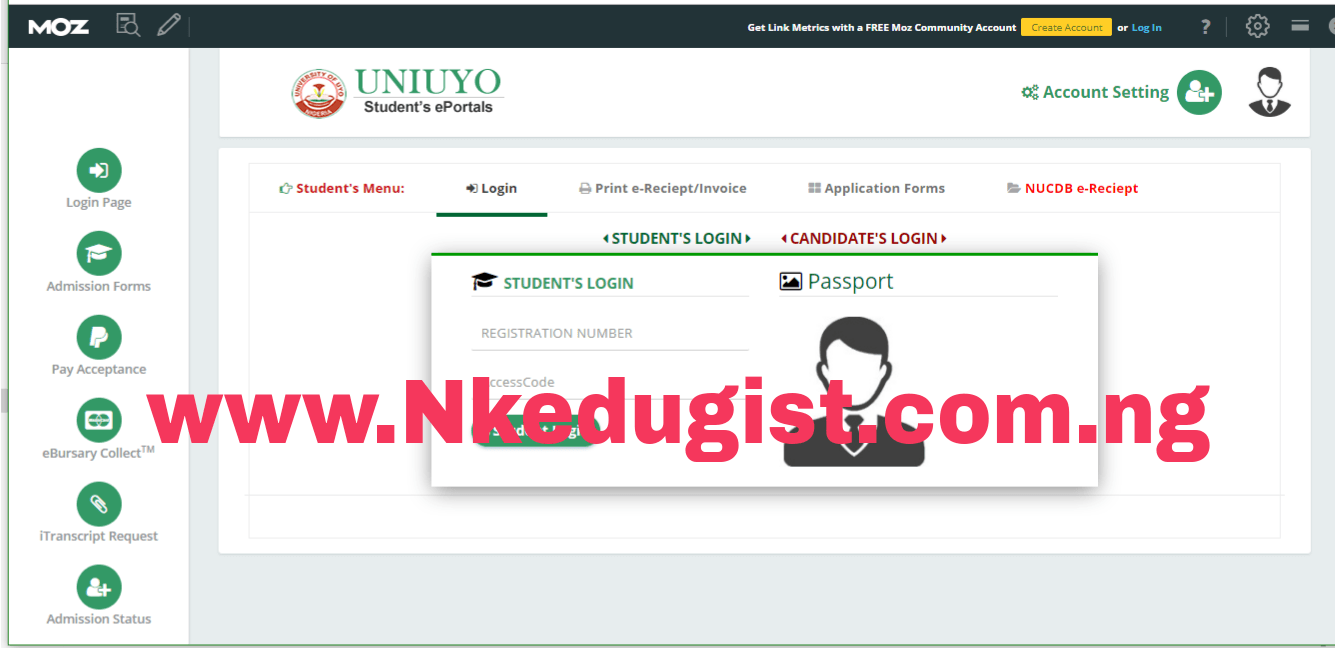 Uniuyo Portal