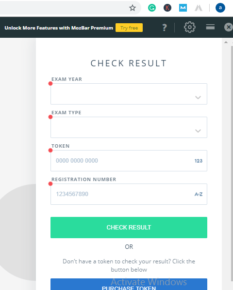 Neco result checker