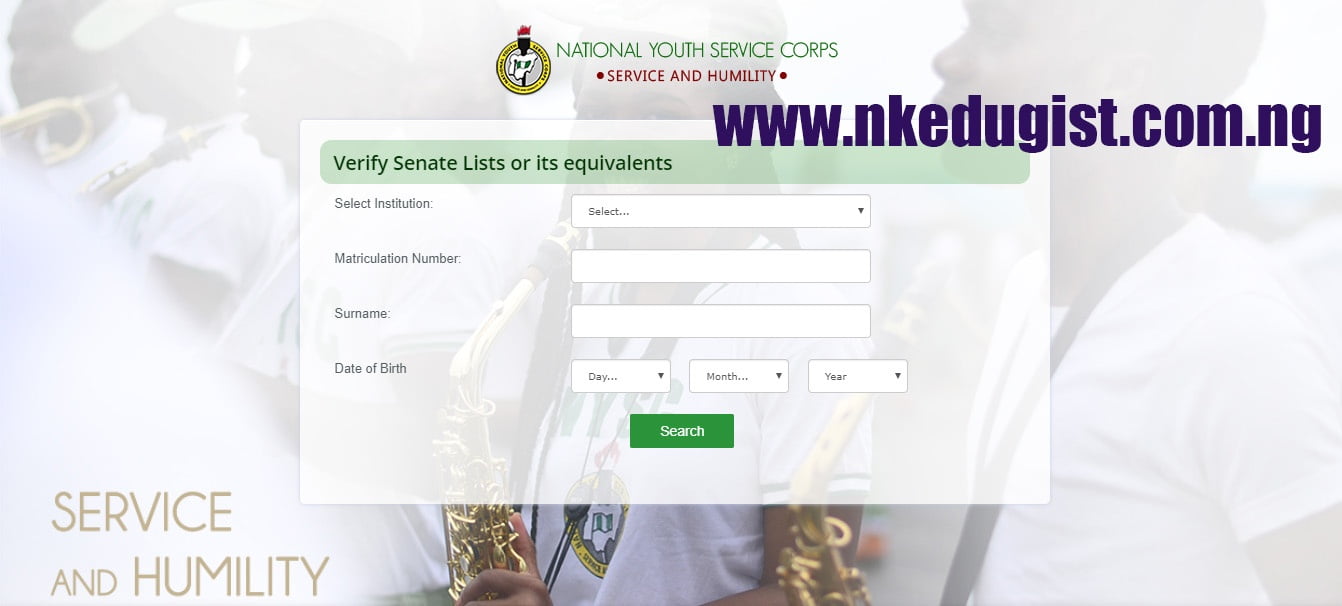 nysc senate list