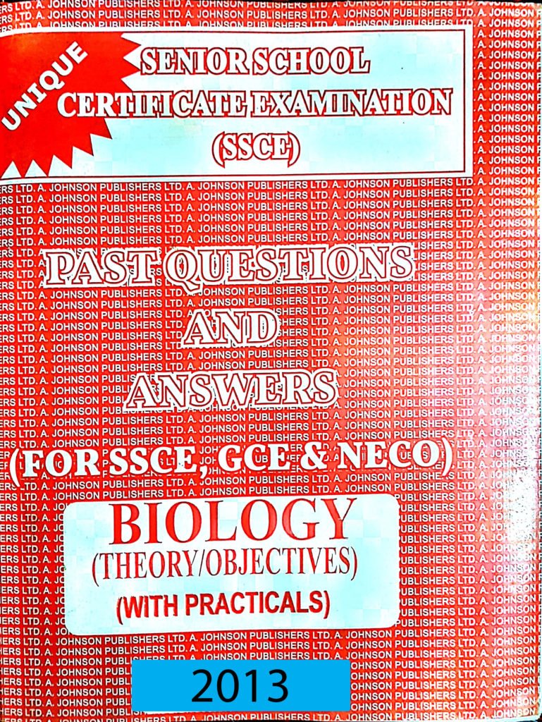 Jamb Biology Past Questions and Answers