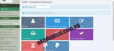 Jamb Dashboard