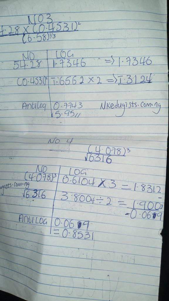 Logarithm less than