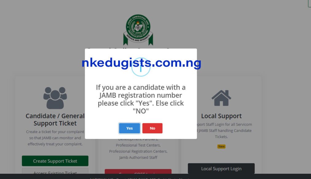 how to get my profile code for Jamb