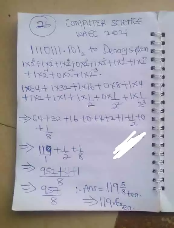 Waec Computer Studies Questions and Answers